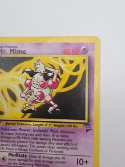 Pokemon TCG Mr. Mime Base Set 2 Card 27/130 Regular Card - Image 4