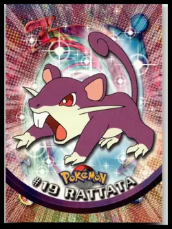 Rattata #19 Topps Black Label Non Foil Pokemon Card NM/LP - Image 1