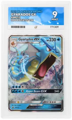 Gyarados GX SM212 Sun & Moon Black Star Promo Card Hidden Fates Tin - Ace 9 - Image 3