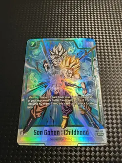 Dragon ball Z Card Lot X2 Gohan And Goku - Image 2