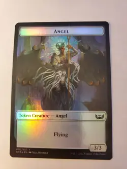 MTG Magic The Gathering Card Angel FISHToken Creature Angel Fish New Capenna - Image 2