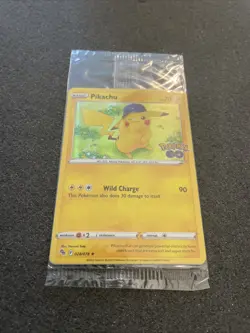 Pokemon/Pokemon GO Prerelease Pikachu Holo Foil Promo Card #028/078 Sealed - Image 2