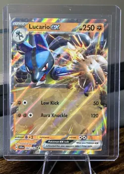 Pokemon TCG Lucario EX Holo Rare Card Hp 250 082/142 Near Mint/ Mint - Image 1