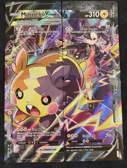 Pokemon Morpeko V-Union 4 Card Set SWSH287 SWSH288 SWSH289 SWSH290 Promo NM/Mint - Image 1
