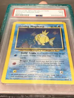 Pokemon TCG Shining Magikarp Neo Revelation Holo Card 66/64 - Image 3