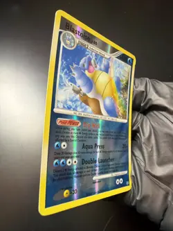 Pokemon TCG Blastoise Reverse Holo Card LV. 60 2/127 Platinum - Image 3