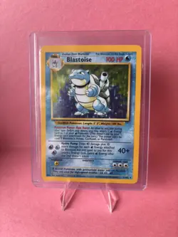 1999 Blastoise Holo Rare Pokemon Card TCG 2/102 Base Set Near Mint Ungraded - Image 1