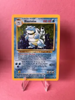 1999 Blastoise Holo Rare Pokemon Card TCG 2/102 Base Set Near Mint Ungraded - Image 3