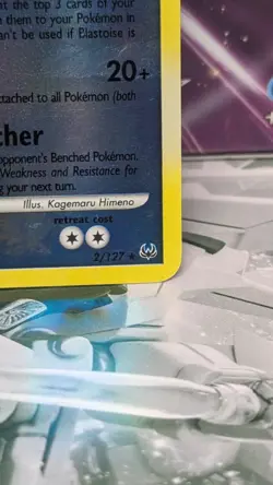 Pokemon TCG 2009 Blastoise Platinum Reverse Holo Rare Card 2/127 - Image 3