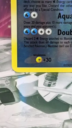 Pokemon TCG 2009 Blastoise Platinum Reverse Holo Rare Card 2/127 - Image 5