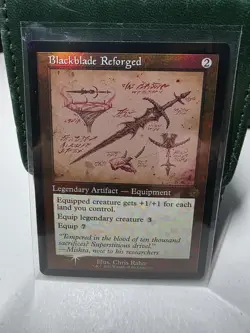 Blackblade Reforged (Schematic) (Foil) MTG The Brothers' War Retro Artifacts NM - Image 1