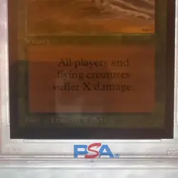 Hurricane: 1993 Magic: the Gathering WOTC MtG CE PSA 4 Should Be A 10 - Image 4