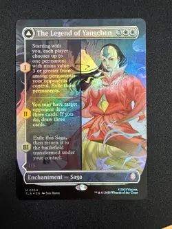 The Legend of Yangchen (BORDERLESS FOIL) - Avatar (MTG) NM - Image 1