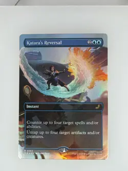 MTG Avatar Eternal-Legal Katara's Reversal (Borderless Foil) 63 NM - Image 1