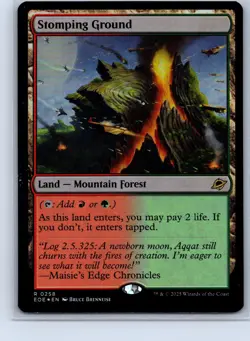 Magic_the_gathering Edge of Eternities #258 Stomping Ground Foil .VO4 - Image 1