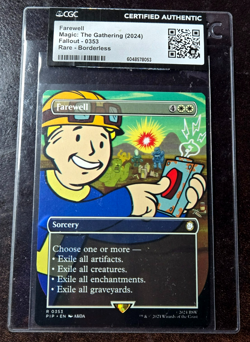 Farewell Showcase Fallout Borderless Commander MTG CGC Certified Authentic #353 - Image 1