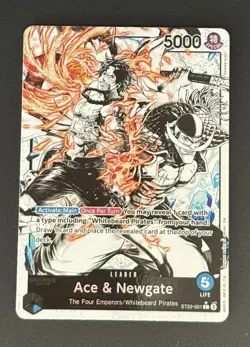 One Piece TCG Ace and Newgate Leader ST22-001 [PAR] Parallel Starter Deck ST22 - Image 1