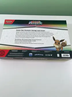 Pokemon TCG Scarlet & Violet Prismatic Evolutions Eevee Accessory Pouch SEALED - Image 3