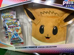 Pokemon Scarlet & Violet Prismatic Evolutions Eevee Accessory Pouch Sealed - Image 3