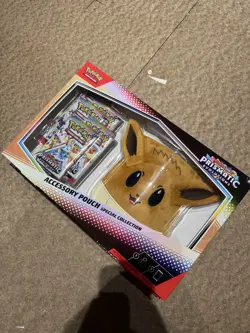 Pokemon TCG Scarlet & Violet Prismatic Evolutions Eevee Accessory Pouch SEALED - Image 1