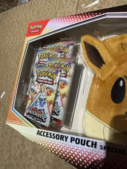 Pokemon TCG Scarlet & Violet Prismatic Evolutions Eevee Accessory Pouch SEALED - Image 2