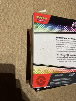 Pokemon TCG Scarlet & Violet Prismatic Evolutions Eevee Accessory Pouch SEALED - Image 3