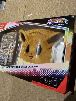 Pokemon TCG Scarlet & Violet Prismatic Evolutions Eevee Accessory Pouch SEALED - Image 4