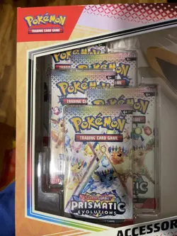Pokemon TCG Scarlet & Violet Prismatic Evolutions Eevee Accessory Pouch SEALED - Image 3