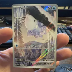 Pokemon Snom SV05: Temporal Forces 168/162 Illustration Rare Holo Water 50HP - Image 1