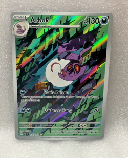 Pokemon Arbok 176/162 SV05: Temporal Forces Illustration Rare - Image 1