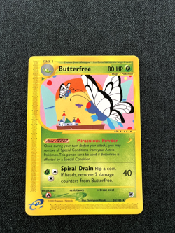 Pokemon TCG Butterfree 038/165 Expedition Base Set Regular Near Mint. - Image 1