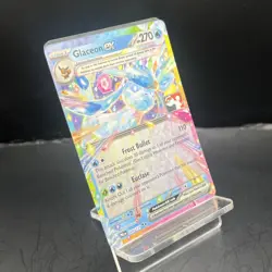 Play Pokemon Stamped Glaceon Ex 026/131 Prismatic Evolutions Prize Pack Stamp - Image 2