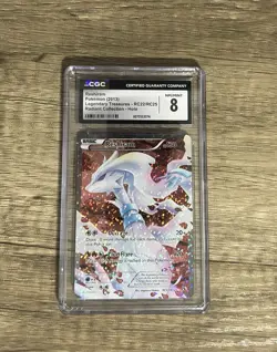 CGC NM/Mint 8 Reshiram #RC22 2013 Legendary Treasures Pokemon Set - Image 1