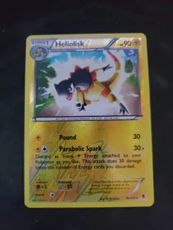 Pokemon HELIOLISK 30/119 - XY Phantom Forces RARE HOLO - Image 1