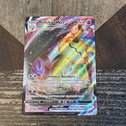 Pokemon Mimikyu VMAX Holo Ultra Rare TCG Card Brilliant Stars 069/172 NM - Image 1