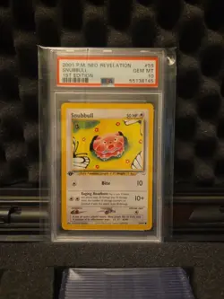 PSA 10 Snubbull 55/64 Neo Revelation 1st Edition 2001 Pokemon - Image 1