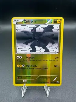 Pokemon Zekrom 47/114 Reverse Holo Rare Black & White LP - Image 1