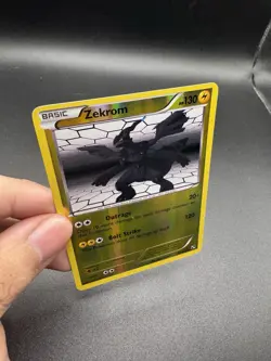 Pokemon Zekrom 47/114 Reverse Holo Rare Black & White LP - Image 4
