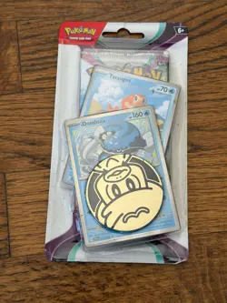 Pokemon Scarlet & Violet Paldea Evolved Single Blister Pack Dondonzo Tatsugiri - Image 1