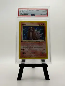 2001 POKEMON NEO REVELATION 1ST ED #6 ENTEI-HOLO PSA 8 - Image 1