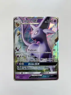 Pokemon TCG Espeon GX SM35 Sun And Moon Black Star Promo NM - Image 1