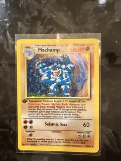 FIRST EDITION Pokemon TCG Machamp 1ST Edition - Image 4