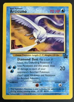 Pokemon TCG Articuno 22/53 Wotc Promo Black Star NM/LP - Image 1