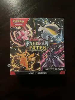 Pokemon Scarlet & Violet Paldean Fates Booster Bundle Sealed - Image 1