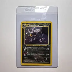 Pokemon TCG Houndoom Neo Discovery 4/75 Holo Rare Unlimited English 70 HP 2001 - Image 1