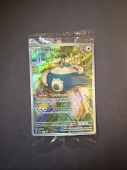 Pokemon 151 Snorlax Holo SVP 051 Black Star Promo-SEALED - Image 1