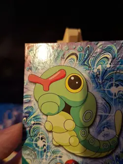 1999 Topps Series 1 Pokemon Caterpie #10 - Image 2