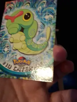 1999 Topps Series 1 Pokemon Caterpie #10 - Image 4