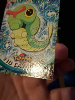 1999 Topps Series 1 Pokemon Caterpie #10 - Image 5