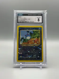 Marill 11/18 Pokemon Southern Islands Reverse Holo CGC 8 - Image 1